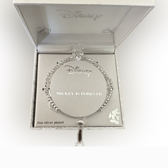 Disney Mickey Mouse silver plated Bracelet. Brasalete plateado - Picture 2 of 8